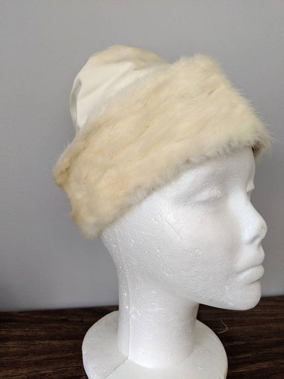 Vintage Faux Fur Hat, Women's Vintage Hat, Faux F… - image 2