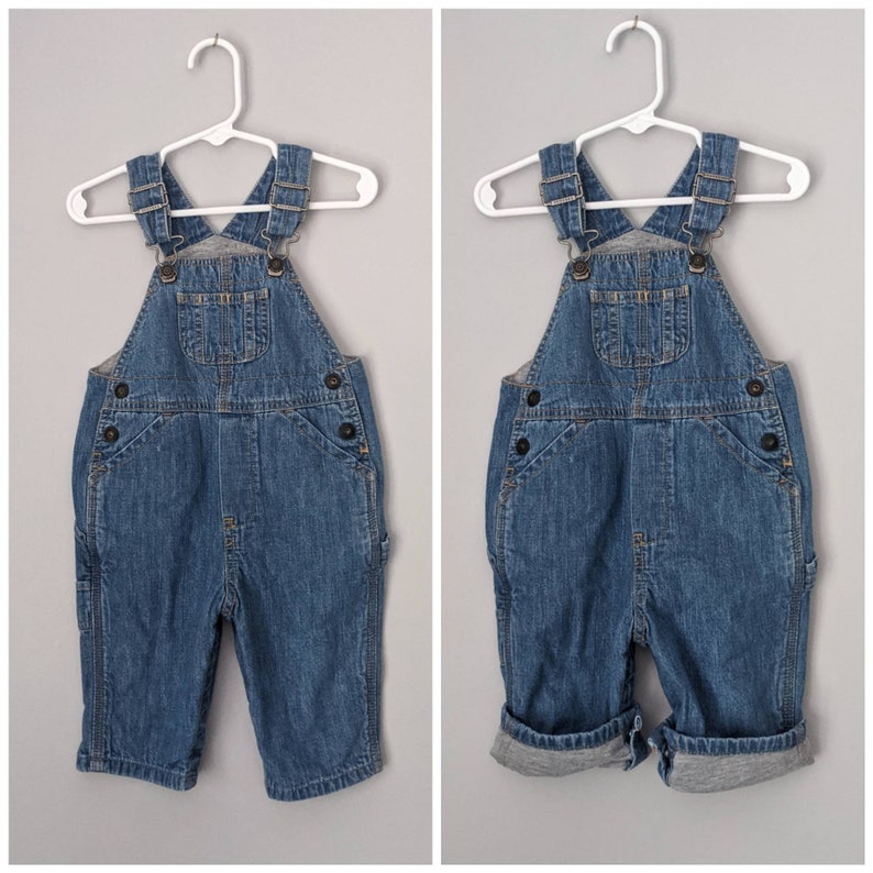 Gap Overalls 612 Months Boy Overalls Lined Overalls Baby Etsy