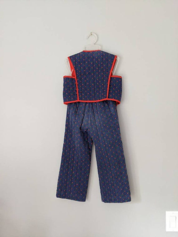 Vintage Girls Two Piece Outfit, 12-18 months, Qui… - image 2