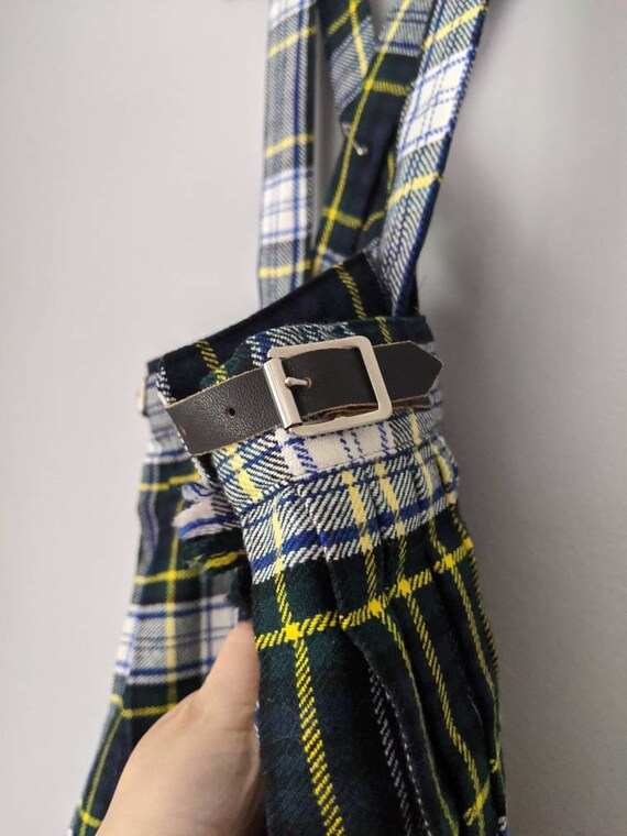 Vintage Plaid Skirt, 6, Pleated Skirt, Plaid Plea… - image 5