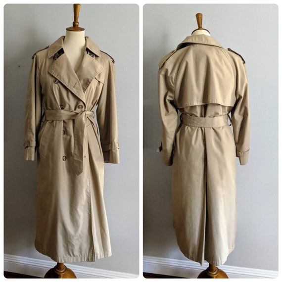 Vintage Trench Coat, London Fog, Trench Coat, Line