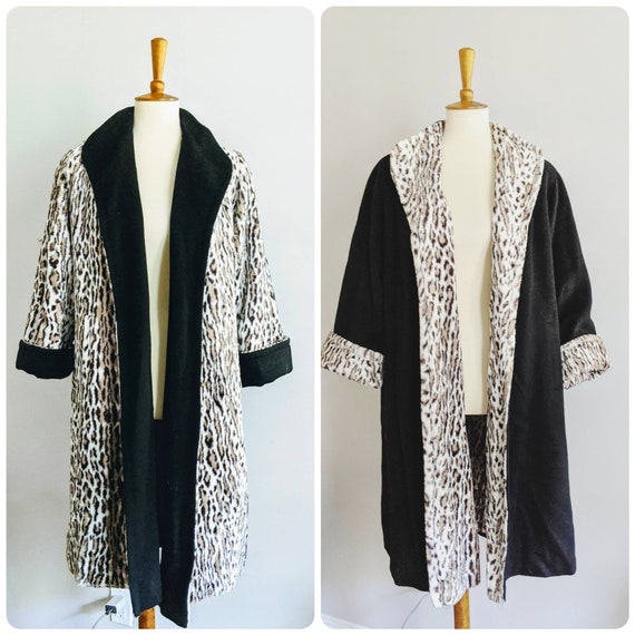Vintage Swing Jacket, Leopard Print Jacket, Leopar