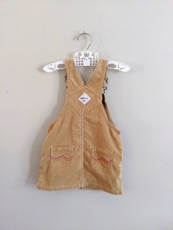 Vintage Oshkosh Overalls, 24m, Girl Skirt Overall… - image 3