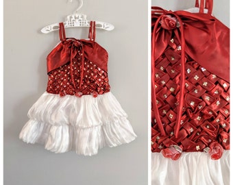 Dance Tutu,  Ballet Costume, Princess Costume, Red Ballet Costume, Tutu Costume, Ballerina Costume, Valentines Dress, Dress Up, Halloween