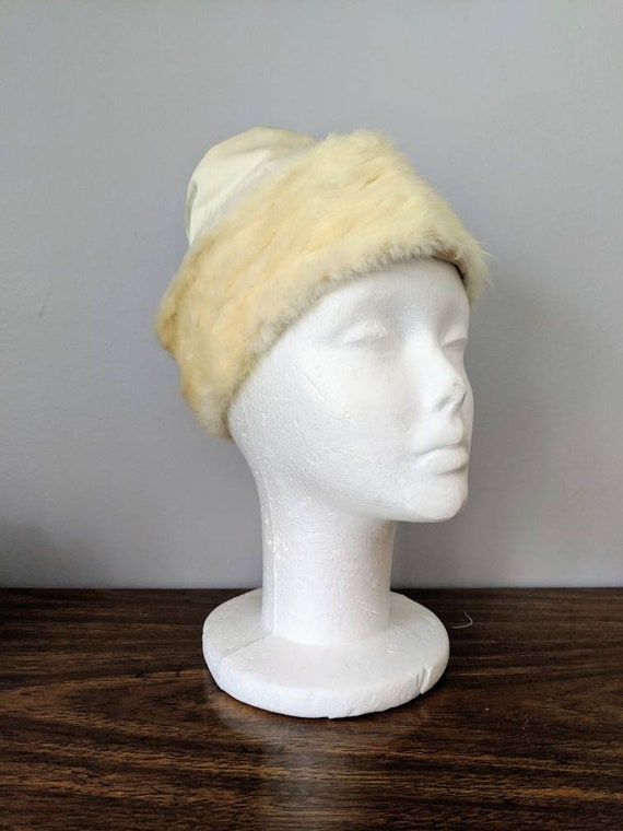 Vintage Faux Fur Hat, Women's Vintage Hat, Faux F… - image 4