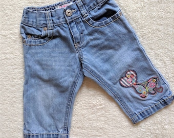 Girl Jeans, 2T Jeans, Embroidered Jeans, Oshkosh, Vintage Jeans, Toddler Pants, Denim Jeans, Girls Jeans, Girl Clothes, Cropped Jeans, Fall