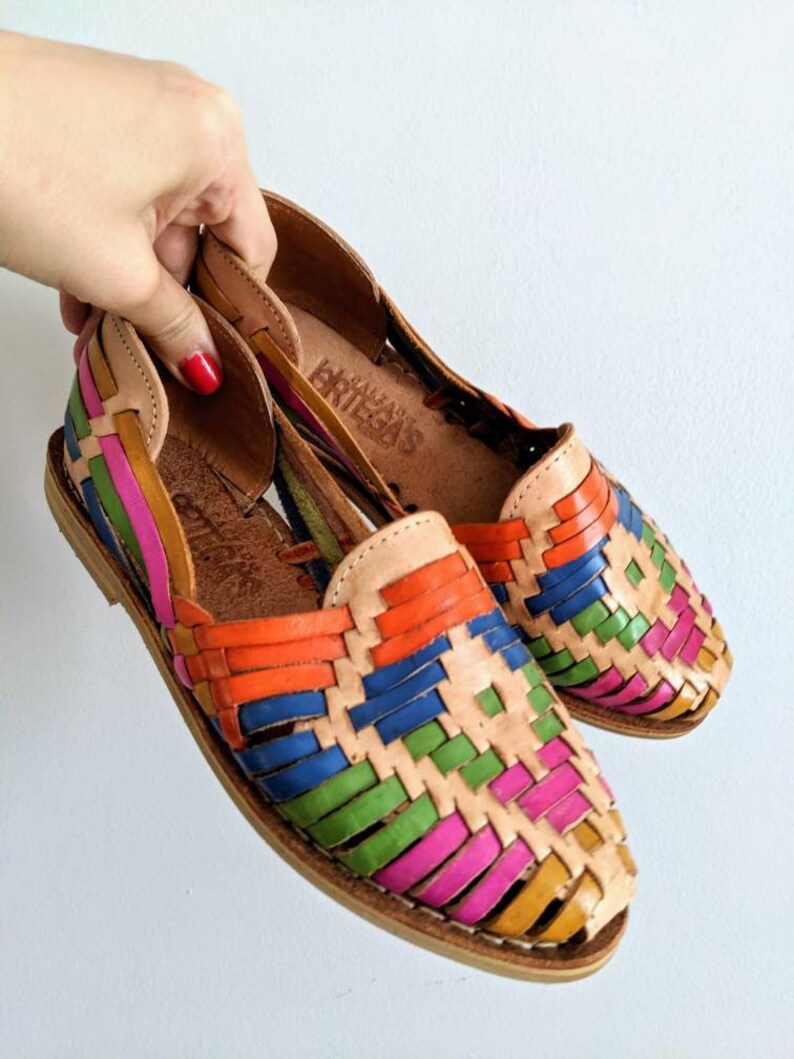 girl mexican huaraches