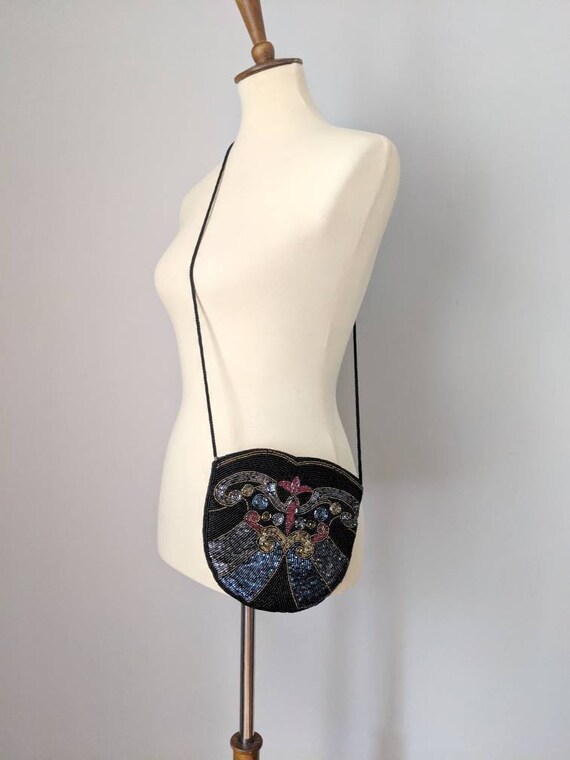 Vintage Beaded Handbag, Vintage Beaded Belt, Rega… - image 3