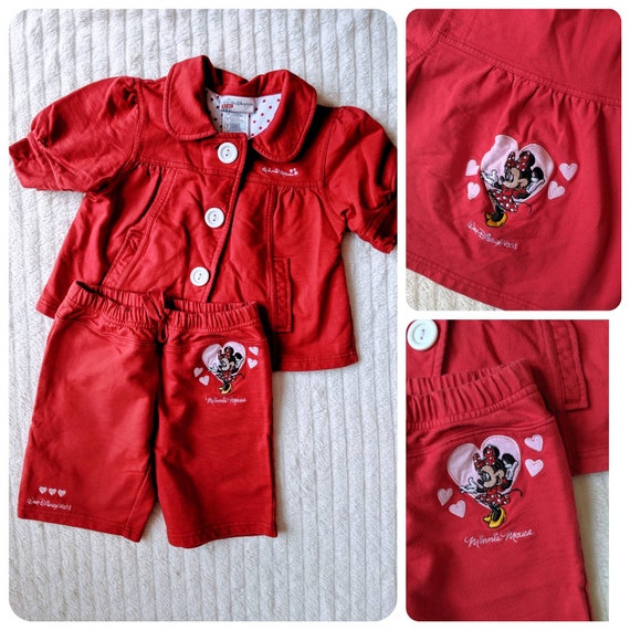 Vintage Disney Outfit, XS/S, Minnie Mouse, Minnie 