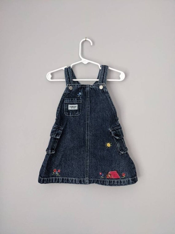 Oshkosh Jumper, 18 months, Skirt Overalls, Embroi… - image 2