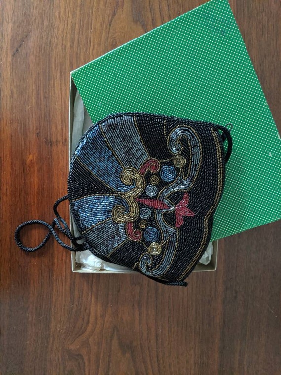 Vintage Beaded Handbag, Vintage Beaded Belt, Rega… - image 8