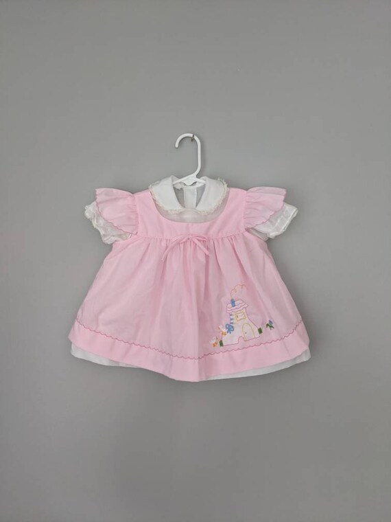 Vintage Baby Dress Pinafore Dress Girls Dress Family Picture Dress Baby Shower Gift 12 M Blue Dress Easter Dress Holiday Dress Etsy UK