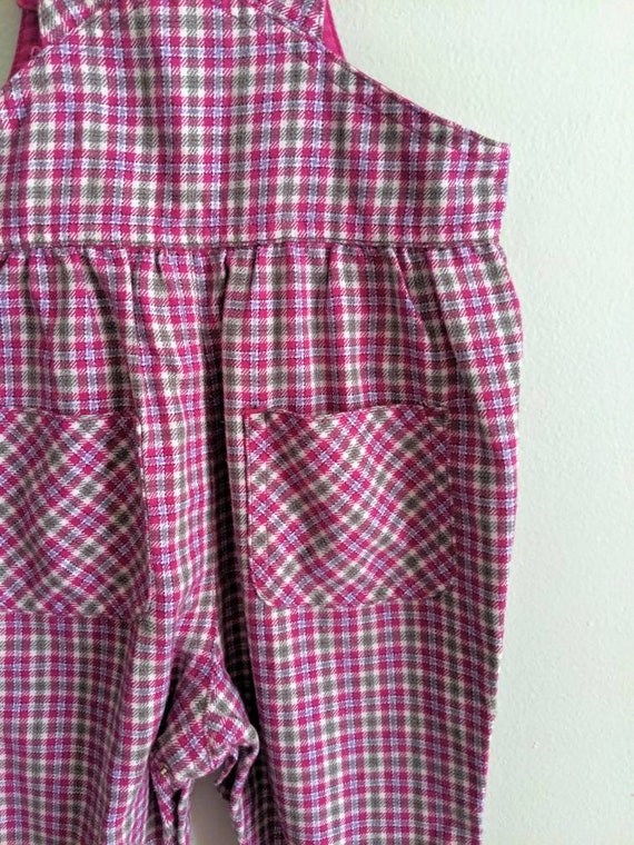 Plaid Overalls, 6-9 months, Pink Overalls, Baby O… - image 6
