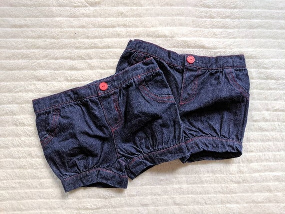 Vintage Jean Shorts, 3-6, Jean Shorts, Blue Shorts