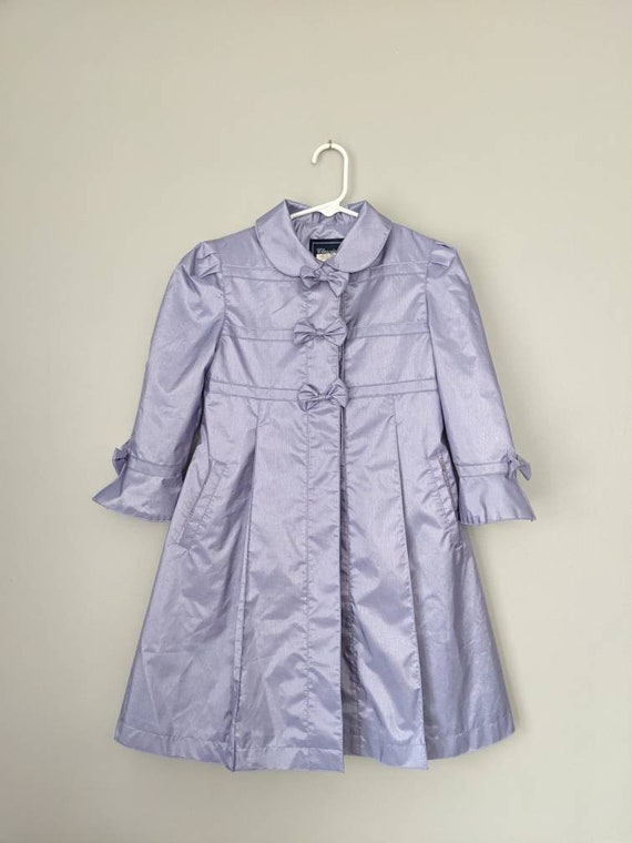 Vintage Girls Coat, Purple Coat, Rothschild Coat, Eas… - Gem