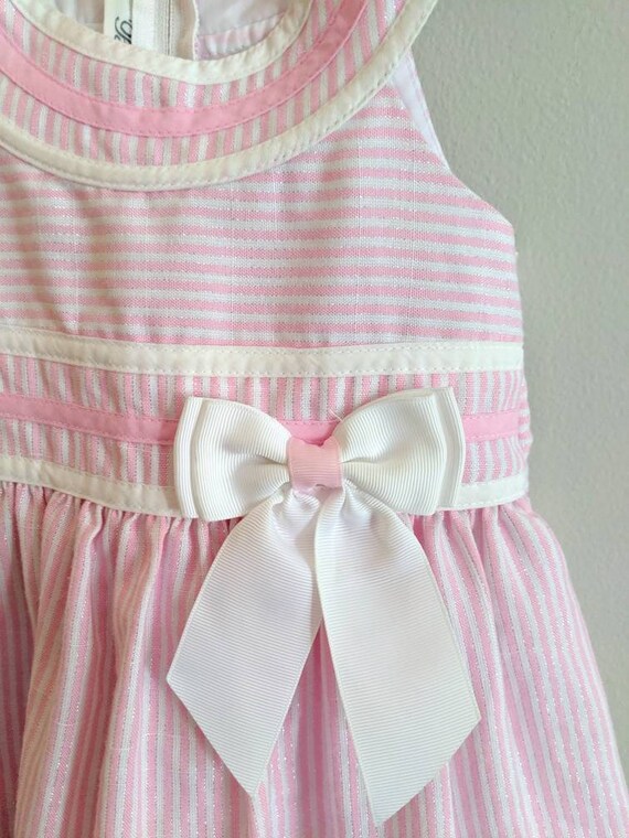 Vintage 2T Dress, Bonnie Jean Dress, Pink Dress, … - image 2