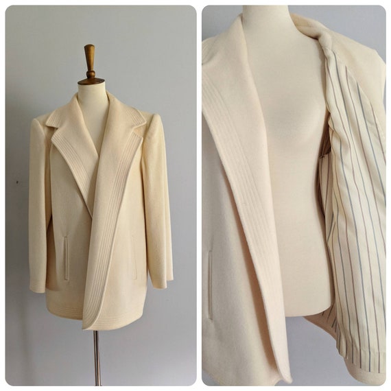 Vintage Womens Coat, L/XL, Wool Coat, Womens Winte