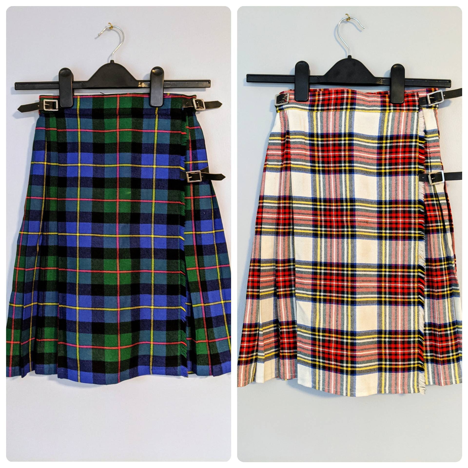 Blue plaid skirt 5x7 2025