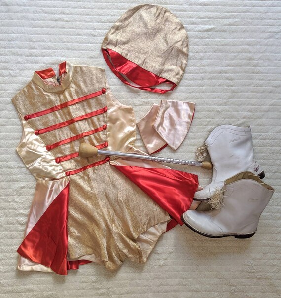 Vintage Majorette Costume, Majorette Costume, 1950