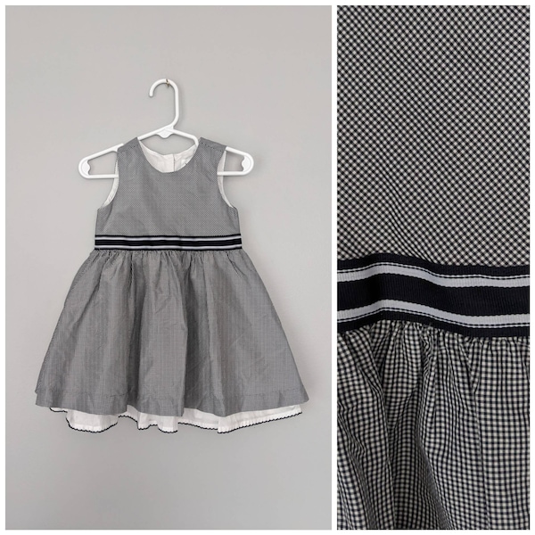 Vintage Baby Gap Dress, 18-24, Summer Dress, Easter Dress, Vintage Gingham Dress, GinghamDress, Spring Dress, Summer Dress, Church Dress