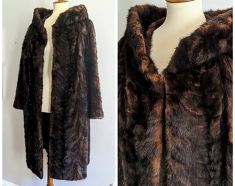 Vintage Fur Jacket, Vintage Jacket, Fur Jacket, Fur Collar, Vintage Fur Collar, Winter Coat, Church Coat, Overcoat, Winter Jacket