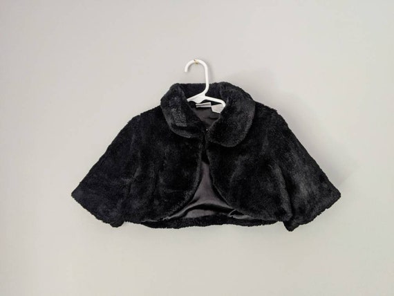 Childrens faux fur bolero jacket online