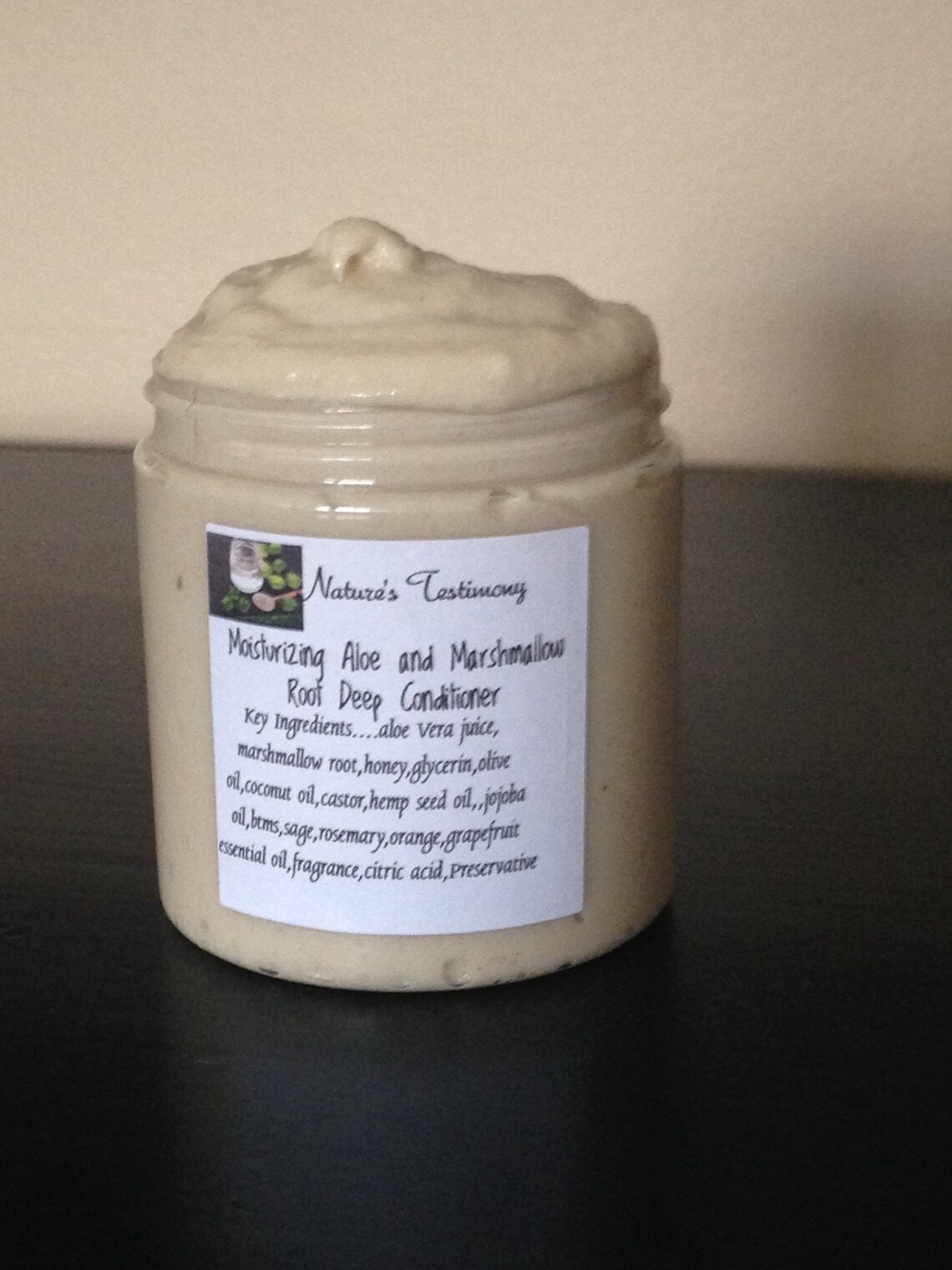 Aloe and Marshmallow Root Deep Conditioner Etsy