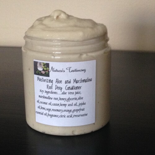 Marshmallow Root and Slippery Elm Daily Leave in Conditioner Etsy