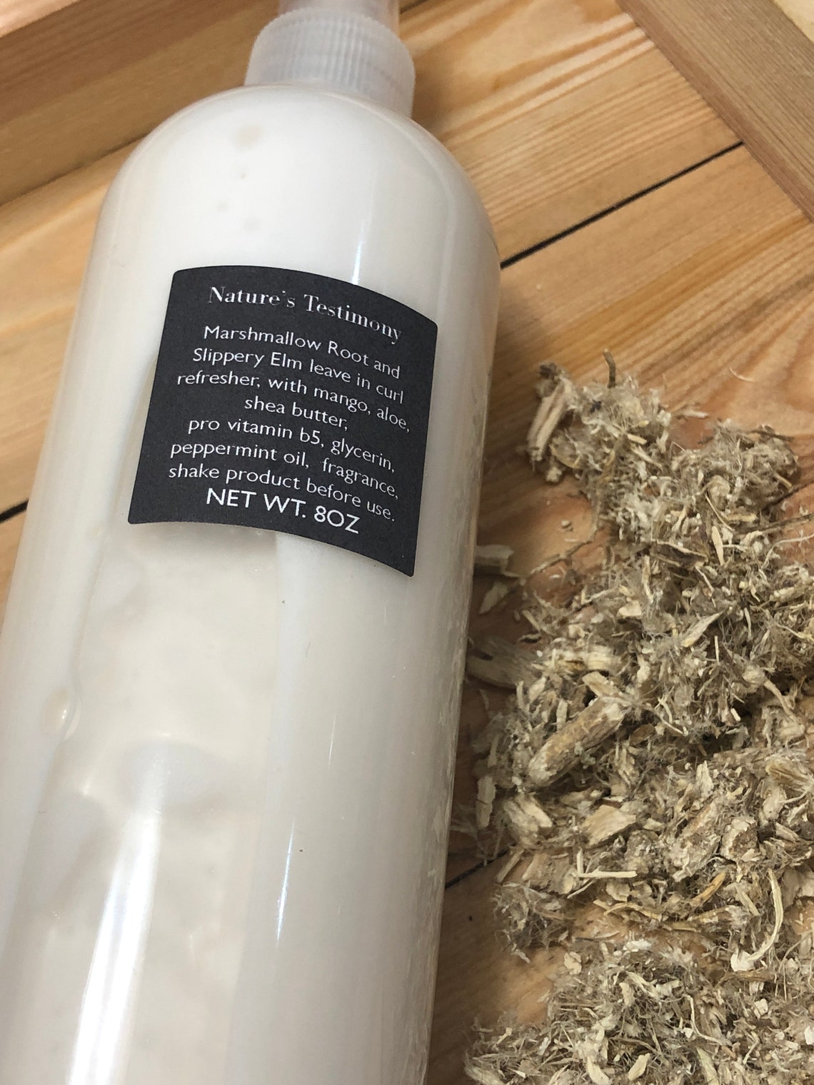 Marshmallow Root and Slippery Elm Daily Leave in Conditioner Etsy
