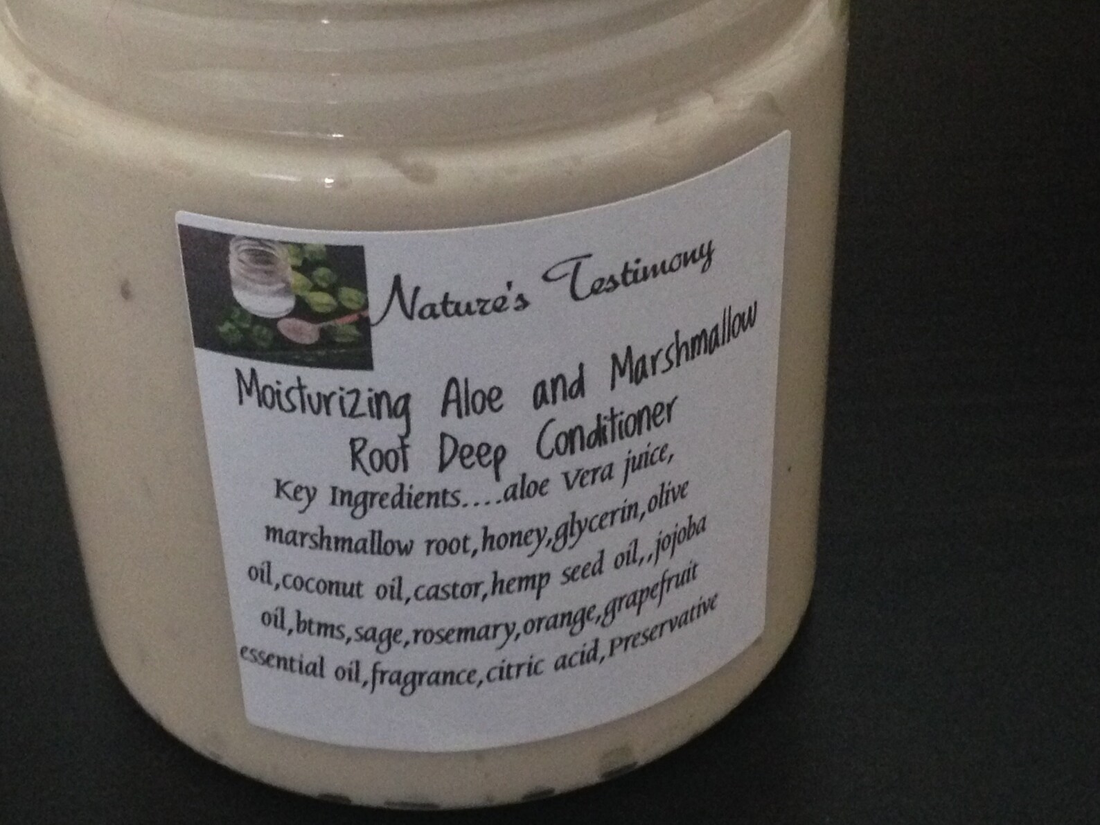 Aloe and Marshmallow Root Deep Conditioner Etsy
