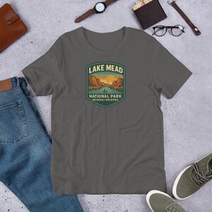 Camiseta con diseño retro vintage de la presa Hoover - Nevada, Arizona