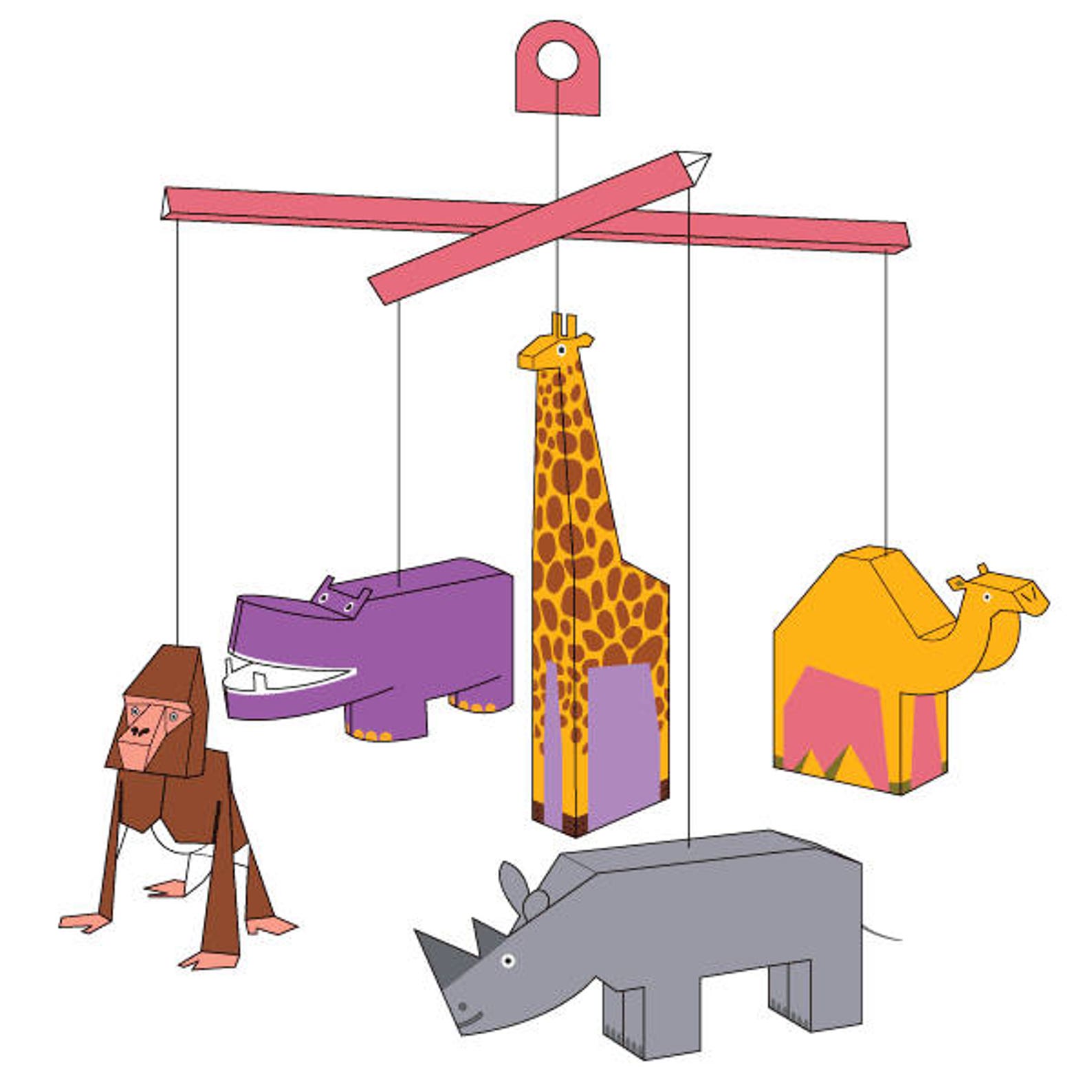 Tropic DIY Paper Craft Kit 3D Paper Toys Colourful Cutouts to Assemble