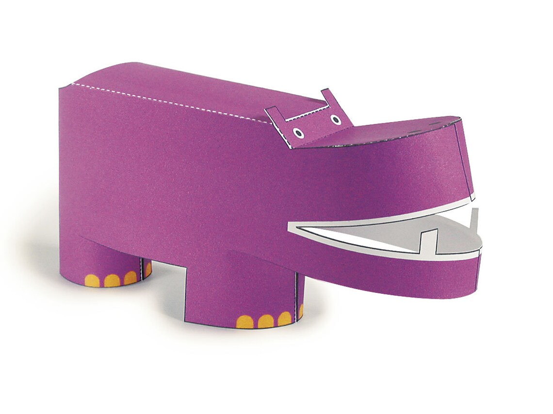 Tropic DIY Paper Craft Kit 3D Paper Toys Colourful Etsy Canada