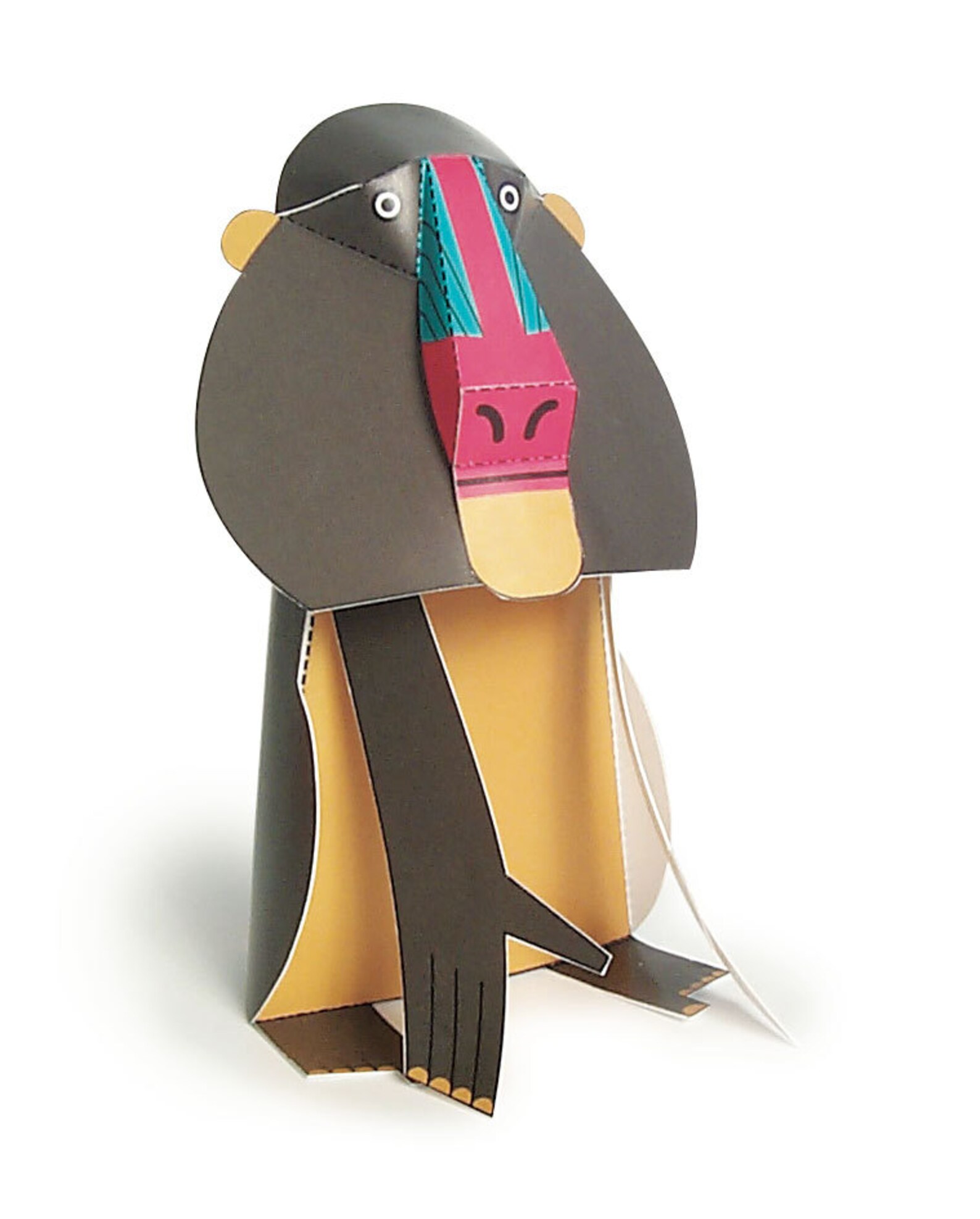 Tropic DIY Paper Craft Kit 3D Paper Toys Colourful Etsy Canada