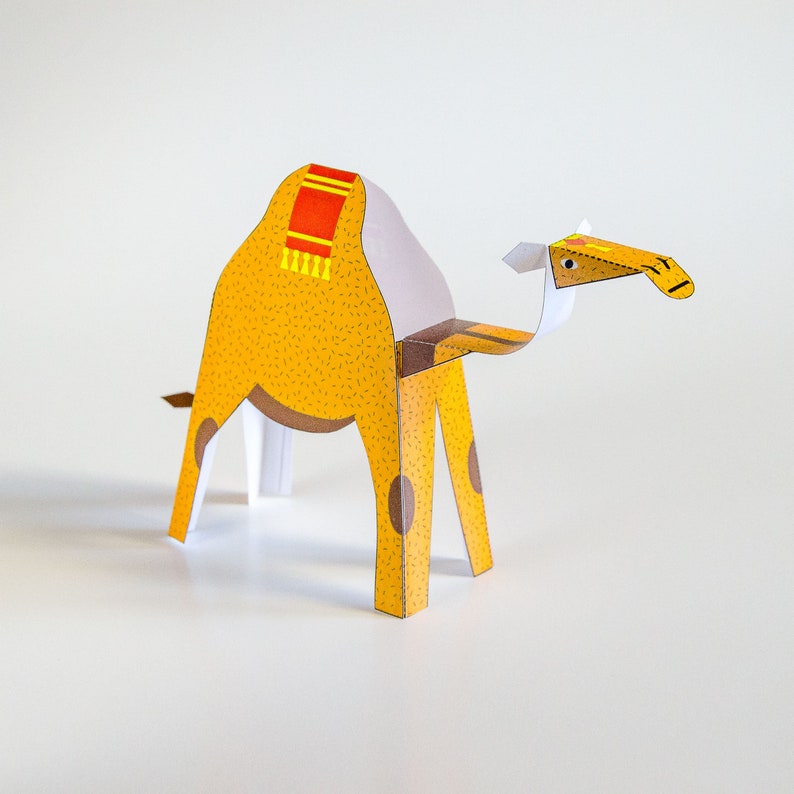 Nativity Scene DIY Paper Craft Kit 3D Paper Toys Colourful Cutouts to