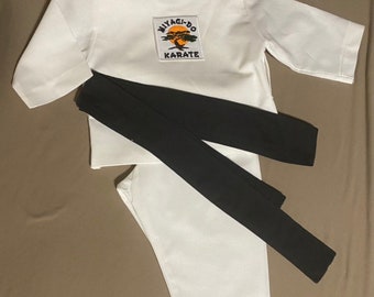 kobra kia, karate, karate kid, karate outfit, baby, baby boy, handmade, photo prop, photography, baby photography, costume, birthday outfit