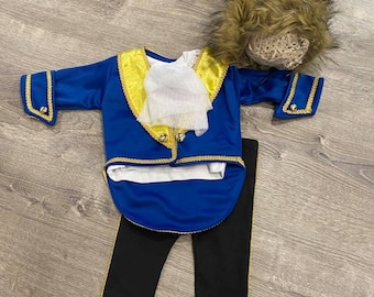 Biest Kostüm: Handmade Geburtstags Outfit, Cake Smash Photo Prop