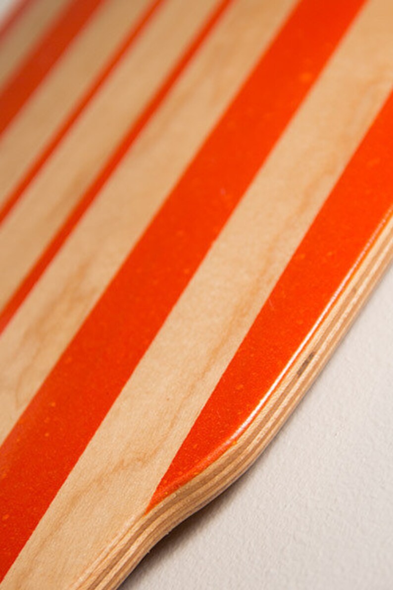 Orange Crush Pintail Longboard Skateboard | Etsy