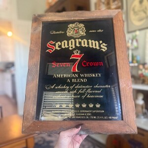 Seagrams 7 Bar Sign - Etsy