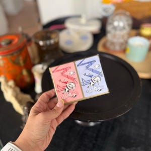 Cartas de baralho vintage com tema de rodeio – conjunto de dois baralhos (sem uso)