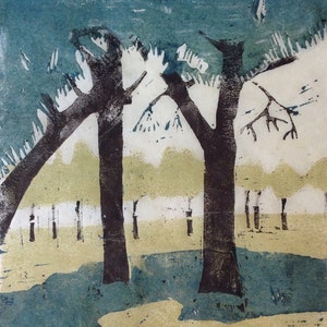 Oryginalna sztuka. Linoryt Druk Park