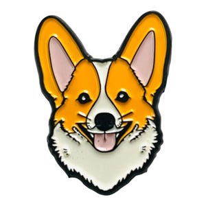 Corgi dog Needle minder Enamel magnetic needle minder magnetic for cross stitch or embroidery dog thread keeper Set