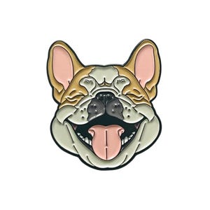 Bulldog Needle minder Enamel magnetic needle minder magnetic for cross stitch or embroidery dog thread keeper Set