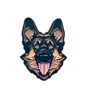 German shepherd Needle minder Enamel magnetic needle minder magnetic for cross stitch or embroidery dog thread keeper Set