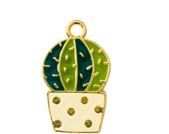 Kaktus Pflanzen Needle Minder: Emaille Magnetischer Fadenhalter