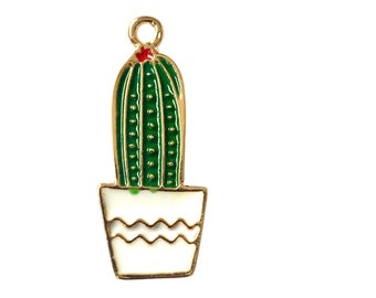 Kaktus Pflanzen Needle Minder: Emaille Magnetischer Fadenhalter
