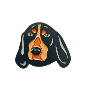 Dachshund dog Needle minder Enamel magnetic needle minder magnetic for cross stitch or embroidery dog thread keeper Set