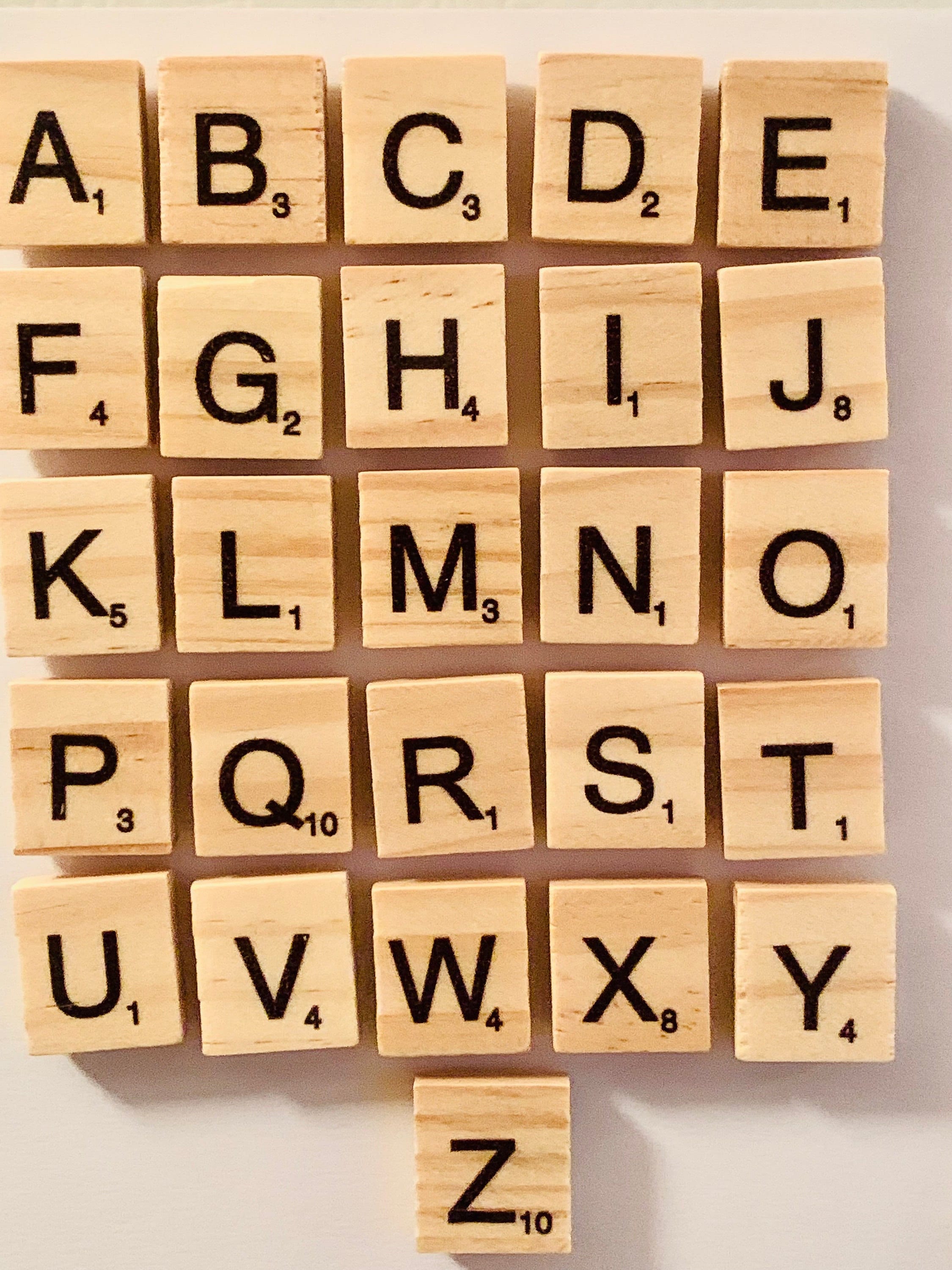 Letter Magnets Pick Your Initial Letters Wood Alphabet to Spell Your ...