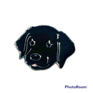 Labrador black dog Needle minder Enamel magnetic needle minder magnetic for cross stitch or embroidery dog thread keeper Set