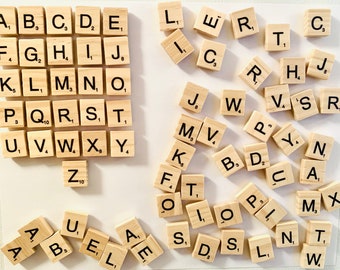 Wood Letter Magnets: Personalized Alphabet Initial Set
